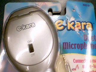 2001 Hasbro Takara Xavix E*Kara Ekara E-Kara Duet Microphone (Connects to Main Unit E-Kara Microphone)