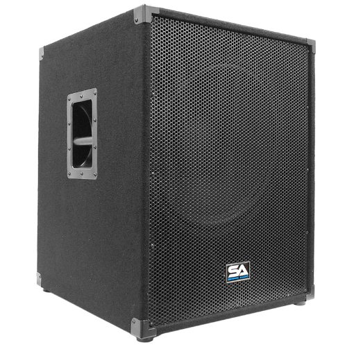 Seismic Audio - Aftershock-18 - Powered PA 18" Subwoofer Speaker Cabinet