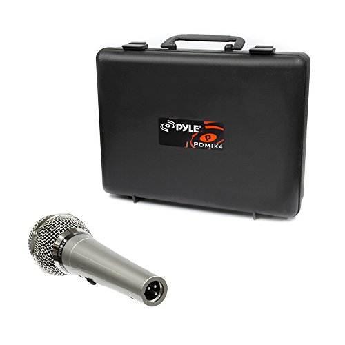 PylePro PDMIK4 Dynamic Microphone with Carry Case