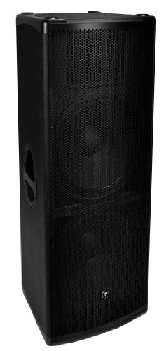 Mackie S Series S525 2400-Watt Dual 15-Inch 2-Way Passive Loudspeaker, Black