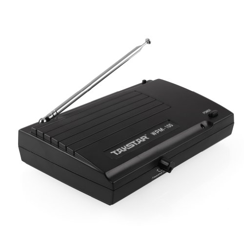 ZGY Professional In Ear Stage Audio Wireless Monitor System Receiver Transmitter Receiver Earphone 45db SNR Sensitivity with LED Indicator for Public On-stage Monitoring
