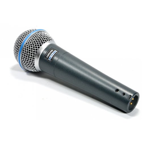 Shure BETA 58A Supercardioid Dynamic Microphone with High Output Neodymium Element for Vocal/Instrument Applications