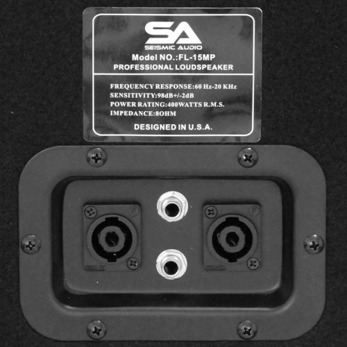 Seismic Audio - FL-15MP (Pair) - Pro Audio PA/DJ 15" Monitors - 100% Birch Plywood  - 800 Watts