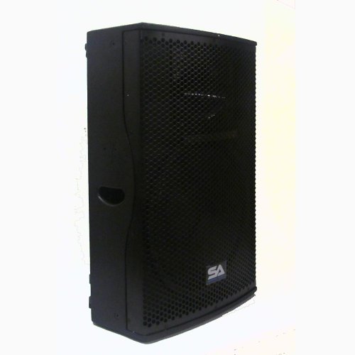 Seismic Audio - Magma-15-Pair - Pair of Premium 15" Full Range / Bi-Amp 2-Way Loudspeaker Cabinets - PA DJ Band, Live Sound Loudspeaker Cabinets