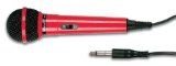 Handheld Dynamic Microphone Red with 10 ft. Cable