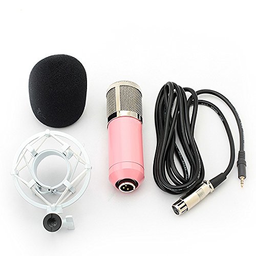 NEEWER® Pink Broadcasting And Recording Microphone BM-800 Suit