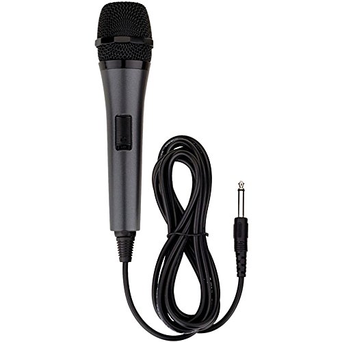 Singing Machine SMM-205 Unidirectional Dynamic Microphone with 10 Ft. Cord