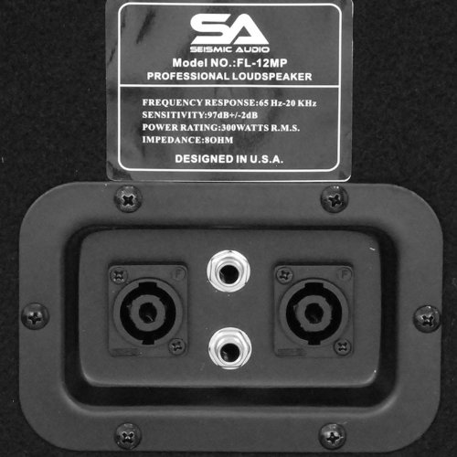 Seismic Audio - FL-12MP (Pair) - Pro Audio PA/DJ 12" Monitors - 100% Birch Plywood  - 600 Watts