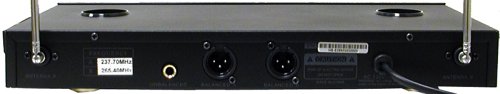 Hisonic VHF Dual Rechargeable Wireless Microphone System, HS8286.