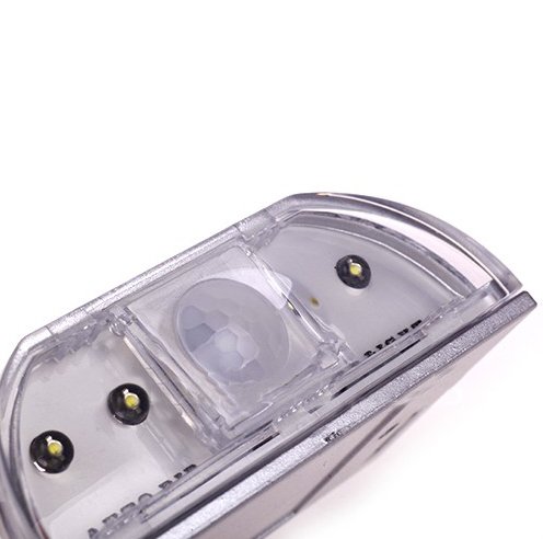 hkbayi New Auto PIR Door Keyhole Pyroelectric IR Motion Sensor Heat Temperature Detector LED Light Lamp