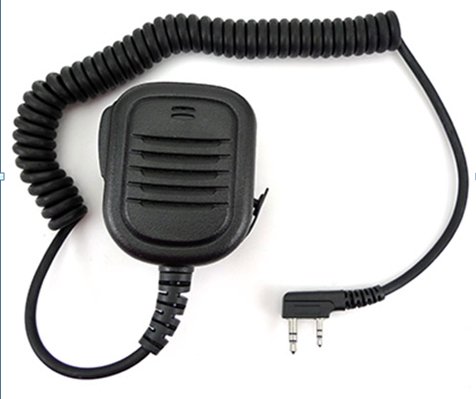 " Handheld Speaker Mic for 2 PIN Kenwood Baofeng HYT Puxing Quansheng Weierwei Wouxun Linton Radio TK3206 TK2207 TK3207 TK3202 TK2312 TK3301 etc.