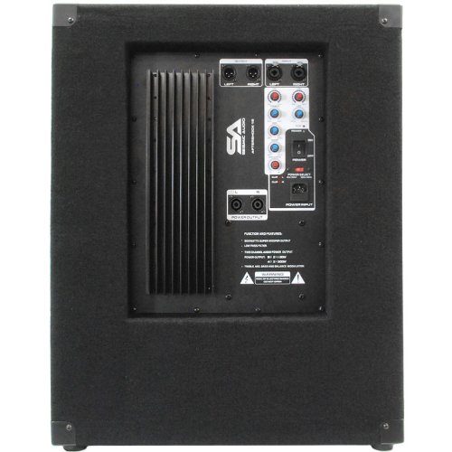 Seismic Audio - Aftershock-18 - Powered PA 18" Subwoofer Speaker Cabinet