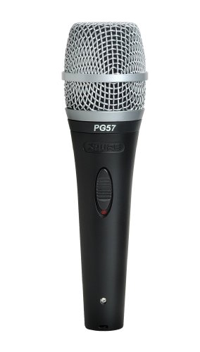 Shure PG57-LC Instrument Dynamic Microphone, Cardioid