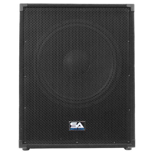 Seismic Audio - Aftershock-18 - Powered PA 18" Subwoofer Speaker Cabinet
