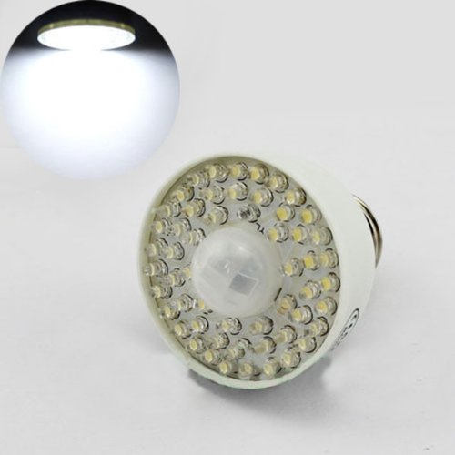 hkbayi New E27 54LEDs PIR Infrared Sensor Motion Detector Sensitive LED Light Bulb Lamp 85V~265V