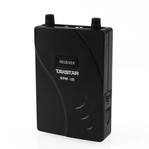 ZGY Professional In Ear Stage Audio Wireless Monitor System Receiver Transmitter Receiver Earphone 45db SNR Sensitivity with LED Indicator for Public On-stage Monitoring