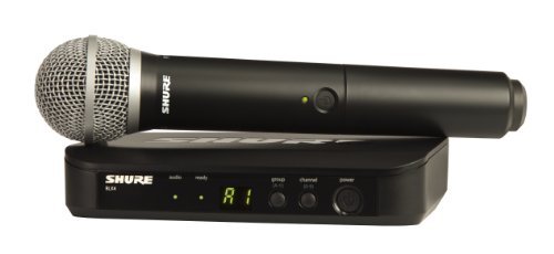 Portable, Shure BLX24/PG58 Wireless Vocal System with PG58 Handheld Microphone, J10 Style: PG58 Size: J10: 602-620 MHz Consumer Electronic Gadget Shop