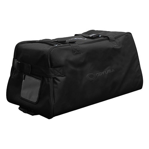 Odyssey BRLSPKLHW Series Speaker Trolley Bag with Pullout Handle and Wheels, Red