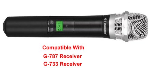 GTD Audio Hand held Microphone Transmitter Compatiable With Receiver of G-787, G-733 Series