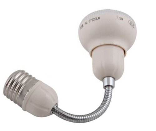hkbayi IR Sensor Light E27 Flexible Infrared Motion Detection 1.8W Lamp Bulb light 110-220V