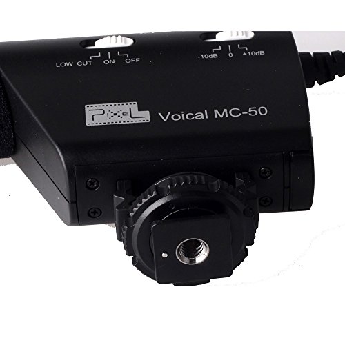 BW® MC-50 DSLR Camera Photography Interview Mounted Shotgun MIC Microphone for Canon Nikon Sony Blackmagic Camera DV Camcorder