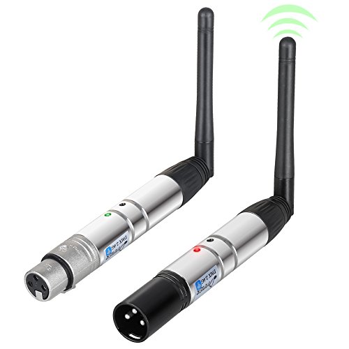 Donner® 2PCS DMX512 DMX Dfi DJ 2.4G Wireless Receiver & Transmitter Lighting Controller with 2pcs Adapters