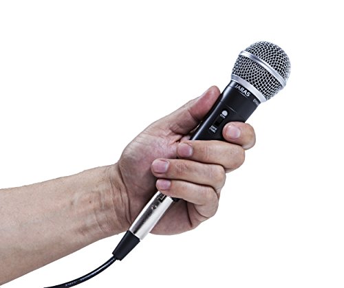 Jaras Professional Moving Coil Dynamic Handheld Vocal/Instrument/Karaoke Microphone with 13 Foot Cord