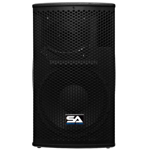 Seismic Audio - Magma-12-Pair - Pair of Premium 12" Full Range / Bi-Amp 2-Way Loudspeaker Cabinets - PA DJ Band, Live Sound Loudspeaker Cabinets