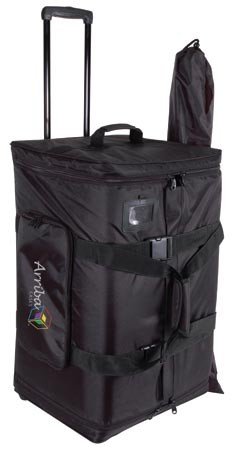 Arriba Case AS185 Larger Rolling Speaker Bag for 15" Speakers