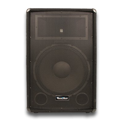 Seismic Audio - Pair of 15" PA DJ SPEAKERS 10" FLOOR MONITORS 4 SPEAKER CABLES PRO AUDIO - Band, Bar, Wedding