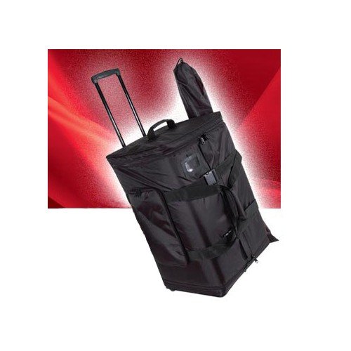 Arriba Cases As-175 Padded Rolling Pro Speaker Transport Bag Dimensions 17.5X15X27.5 Inches