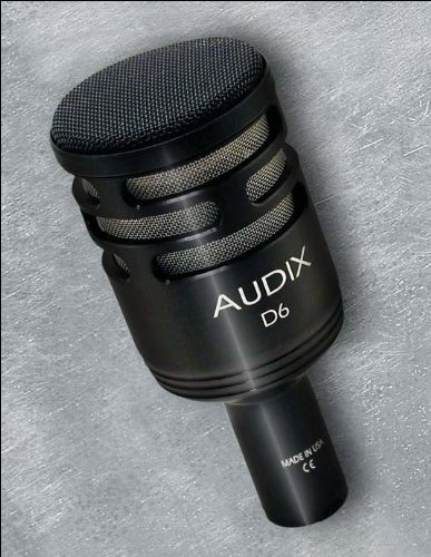 Audix D6 Dynamic Microphone, Cardioid