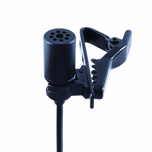 Movo LV1 Lavalier Lapel Clip-on Omnidirectional Condenser Microphone for Cameras, Camcorders & Smartphones (Including Apple iPhone, iPad, Samsung Galaxy & Note, etc)