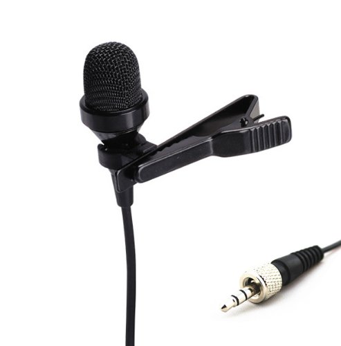Pro Lavalier Lapel Microphone JK MIC-J 017 for Sennheiser Wireless Transmitter - Noise Cancelling Condenser Mic