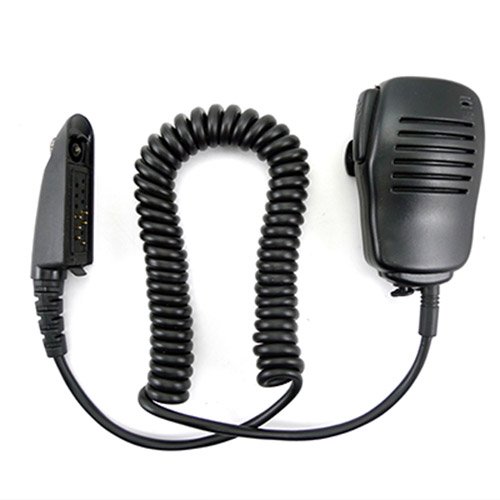 Handheld Speaker 3.5mm headphone jack Mic Microphone for MultiPin Motorola Radio GP1280 HT750 HT1250 HT1250LS HT1550 HT1550XLS MT850 MT850LS MT950 MT8250 etc.