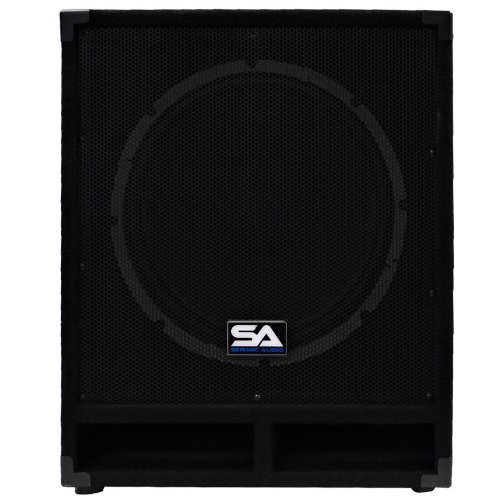 Seismic Audio - Baby-Tremor_PW - Powered 15" Pro Audio Subwoofer Cabinet - 300 Watts RMS - PA/DJ Stage, Studio, Live Sound Active 15 Inch Subwoofer