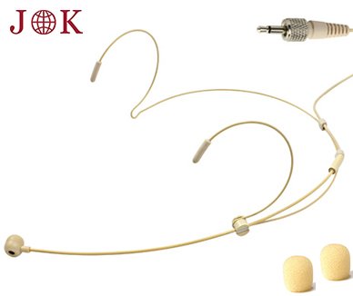 Pro Headset Headworn Microphone JK® MIC-J 092 for Sennheiser Wireless Transmitter- Noise Cancelling Condenser Mic