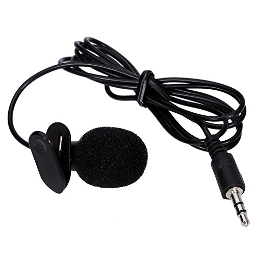 Neewer 3.5mm Hands Free Computer Clip on Mini Lapel Microphone (3X Lapel Microphone)