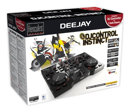 Hercules DJ Control Instinct USB DJ Controller with Audio Outputs
