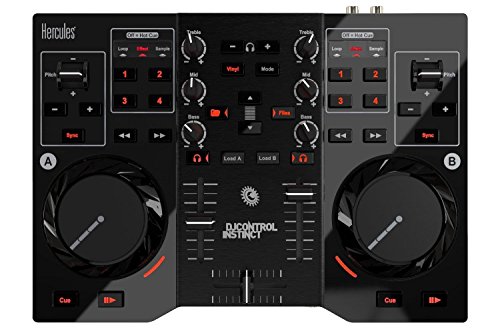 Hercules DJ Control Instinct USB DJ Controller with Audio Outputs
