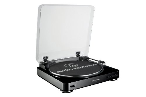 Audio Technica AT-LP60 Fully Automatic Belt Driven Turntable- Black