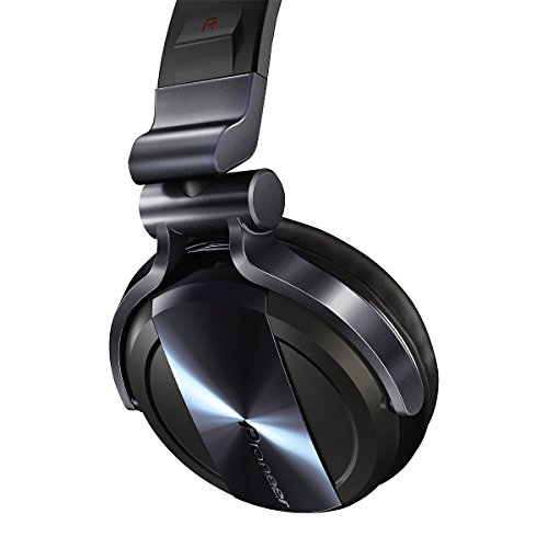 Pioneer HDJ-1500-K Professional DJ Headphones - Black Chrome