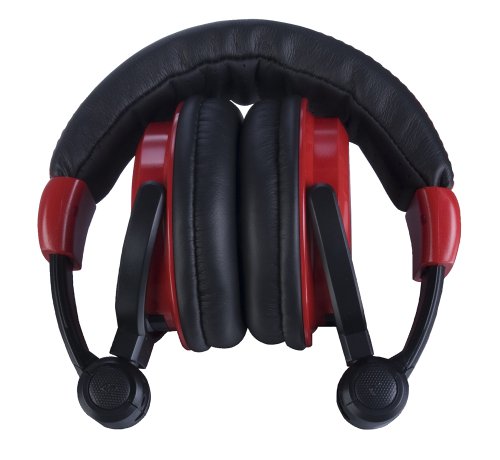 American Audio Hp 550 Red Foldable Professional Headphones