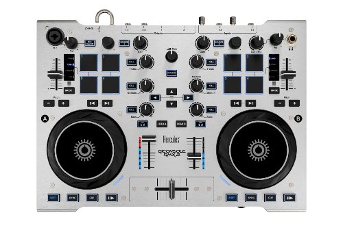 Hercules DJ 4780729 Console RMX 2 DJ Controller Silver/Black