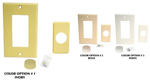 Pyle Home PVCKT5 Wall Mount Rotary Volume Control Knob (3 Colors Included)