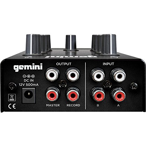 Gemini MM1 2-Channel DJ Mixer