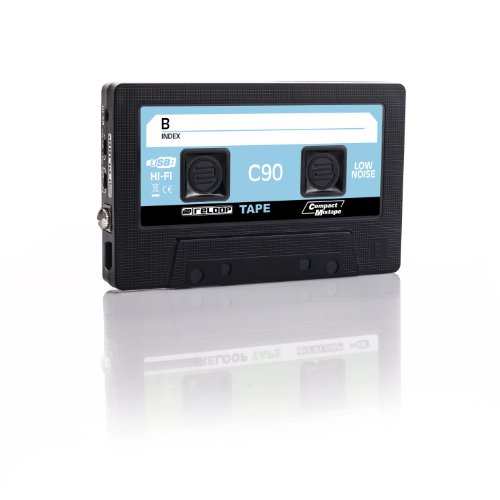 Reloop USB Mixtape Recorder with Retro Cassette Look, Black (TAPE)