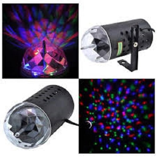LIGHT NIGHTS® Disco Dj Stage Lighting Rotating Strobe LED RGB Crystal Rainbow Color Effect Light KTV Xmas Party Wedding Show Club Pub