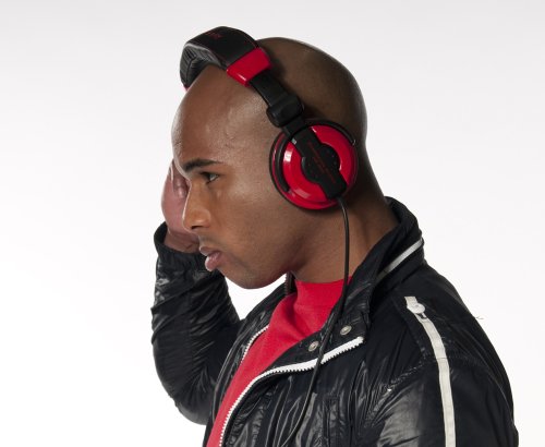 American Audio Hp 550 Red Foldable Professional Headphones