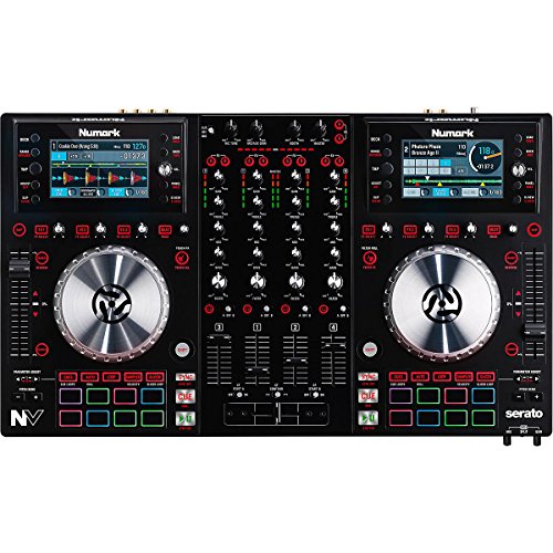 Numark NV DJ Controller for Serato with Intelligent Dual-Display and Touch-Capacitive Knobs